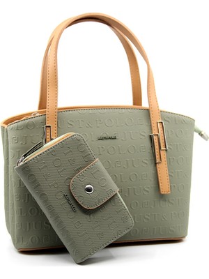 Just Polo Kadın Ayarlanabilir Askılı Omuz Çantası ve Cüzdan Kombini PBU4030-1005