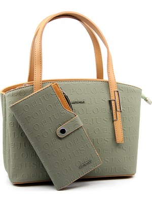 Just Polo Kadın Ayarlanabilir Uzun Askılı Çanta ve Cüzdan Kombini MDS4030-1001