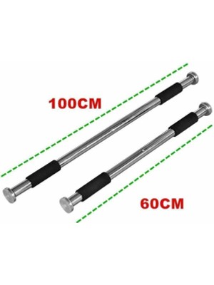 Chermik Raicon Barfiks Çubuğu 60-100 cm Ayarlanabilir Barfiks Çekme Demiri Barfiks Aleti