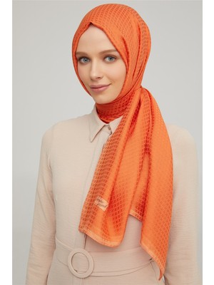 Armine Trend Violet Şal 3 Turuncu