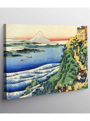 VeraStore Hokusai Katsushika Kanvas Tablo Yüz Şiir