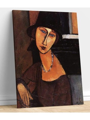 VeraStore Modigliani Kanvas Tablo Jeanne Hebuterne I