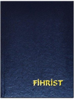 Turkuaz 16x21 20’li Ticari Fihrist