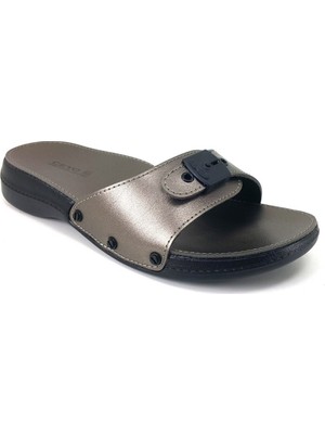 Ceyo 6500 Minelli Anatomik Bayan Terlik-Platin