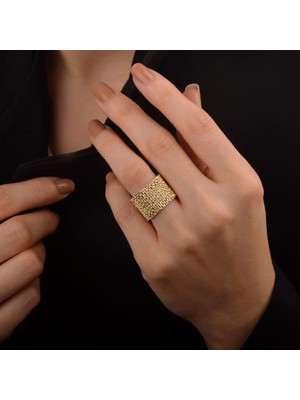 Engingold 14 Ayar Altın Italyan Yüzük