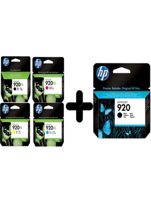 Hp 920XL Set + 920 Siyah Kartuş
