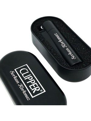 CLİPPER Çakmak Isme Özel Clipper Çakmak ve Kutusu