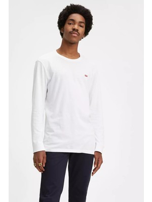 Ls Original Hm Tee Ls Cotton Beyaz Erkek Tişört