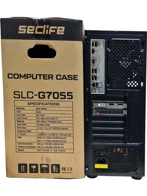 Seclife Eagle GM-550 Intel Core i5 3470 8GB 240GB SSD RX550 Masaüstü Bilgisayar