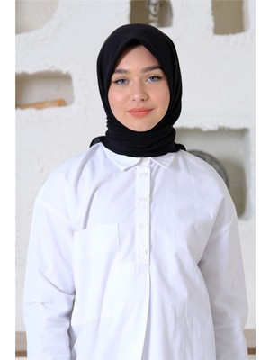 Silk Home Soft Koton Eşarp Siyah 74001-31