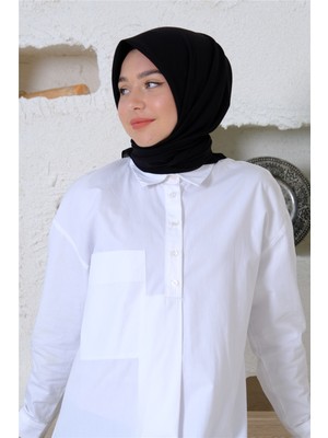 Silk Home Soft Koton Eşarp Siyah 74001-31