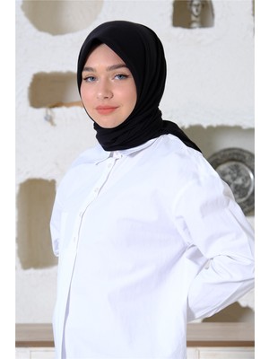 Silk Home Soft Koton Eşarp Siyah 74001-31