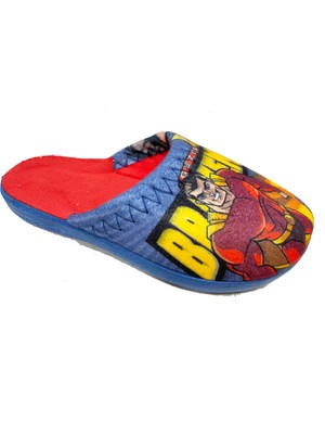 Gezer 13815 Temal Kumaş Erkek Çocuk Halı Terlik 30-35