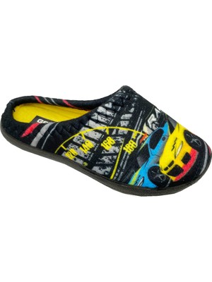 Gezer 13594 Temal Kumaş Erkek Çocuk Halı Terlik 27-29