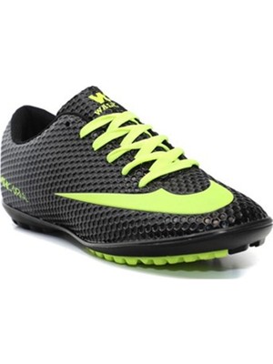 Walked 401 Siyah Sarı  Futbol Halısaha Ayakkabısı WLK125