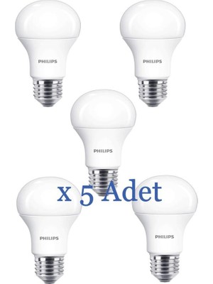 Philips 13W (100W) Led Ampul Beyaz 6500K (5 Adet) E27Duy