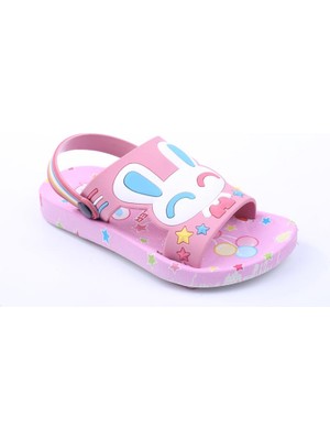 Gezer 12945 Kız Çocuk Kaydırmaz Plaj Havuz Banyo Günlük Terlik & Sandalet
