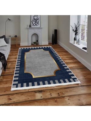 Bazaar Forum Makinede Yıkanabilir Oturma Odası Halısı Kaymaz Taban Halı 160X230CM CK-559