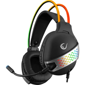 RM-K37 Black Eagle Siyah USB 7.1 Rgb Headband Gaming Mikrofonlu Oyuncu Kulaklığı