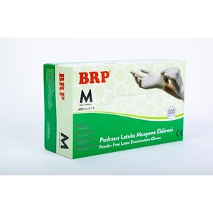 Pudrasız Lateks Eldiven (Medium) - 100'LÜ x 20 Paket - 1 Koli