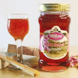 Gül Reçeli Cam Kavanoz 400 gr