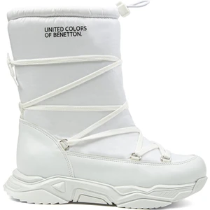 Benetton® | BN-30392 - 3256 Beyaz - Kadın Bot