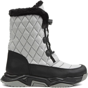 BN-30394 Kadın Bot Siyah-Beyaz