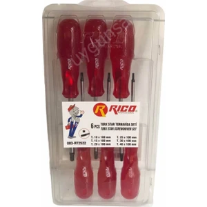 6 Parça Craft Şeffaf   Torx Tornavida Seti - Kraft