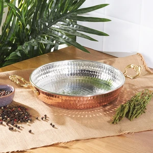Antik Bakır Sahan 20 cm