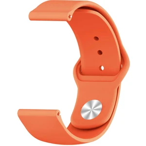 Case 4U Samsung Galaxy Watch Active 2 Klasik Esnek Silikon Kordon Kayış KRD-11 44mm - Turuncu