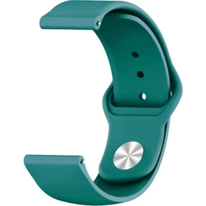 Case 4U Samsung Galaxy Watch Klasik Esnek Silikon Kordon Kayış KRD-11 42mm - Petrol Mavisi