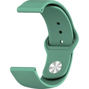 Case 4U Samsung Galaxy Watch Klasik Esnek Silikon Kordon Kayış KRD-11 42mm - Su Yeşili