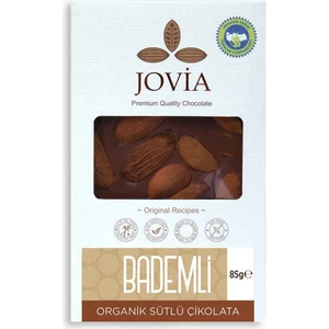 Organik Sütlü Çikolata-Bademli 85 gr
