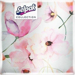 Dekoratif Peçete 20'li Pembe Çiçek