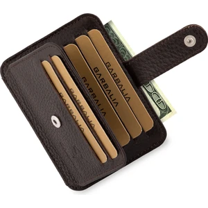 Shelby  Deri Kartlık Cüzdan Kahverengi