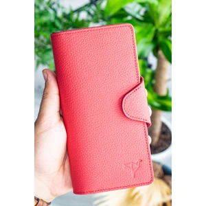 Martha Hakiki Deri Unisex Portföy Cüzdan