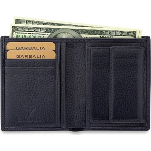 Denver  Deri Bozuk Para Gözlü Kartlık Cüzdan Lacivert