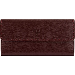 Paris  Deri Saraç Dikişli Telefon Bölmeli Kadın Cüzdanı