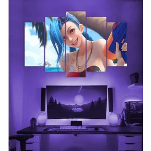 5 Li Mdf League Of Legend Jinx Tablo 60 x 90 cm
