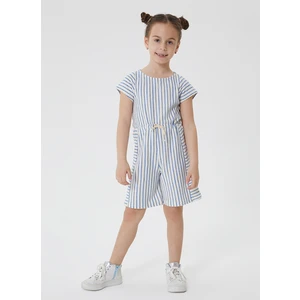 Lee Cooper Bisiklet Yaka Çizgili Kısa Kol Tulum