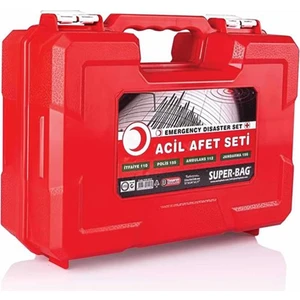Acil Afet ve Deprem Seti ve Yönetmeliğe Uygun Içi Dolu 60 Parça