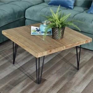 Nur Ahşap Doğal Ahşap Orta Sehpa