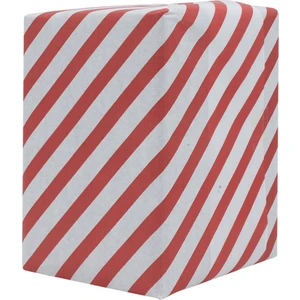 Roco Paper Co. Ambalaj Kağıdı Kırmızı Verev Çizgili 40GR 70X10CM 10'lu Paket