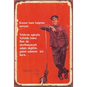 Çöpçüler Kralı Ahşap Tablo
