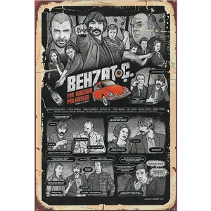 Behzat Ç Poster Ahşap Tablo