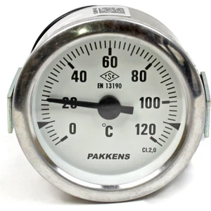 Çap 60 0/+120 °c Arkadan Bağlantılı Pano Tip Gazlı Termometre 1mt Pvc Kaplı Kapiler Boyu
