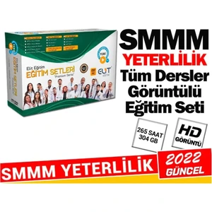 Elit SMMM Yeterlilik Tüm Dersler Eğitim Seti ( 320 GB Taşınabilir disk İle )