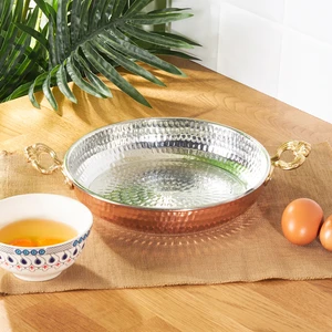 Antık Bakır Sahan 22 cm