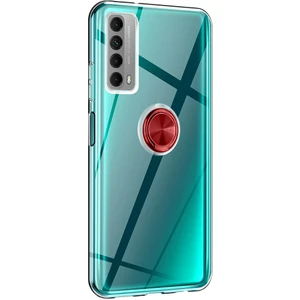 Fitcase Huawei P Smart 2021 Kılıf Gross Ring Şeffaf Arka Kapak