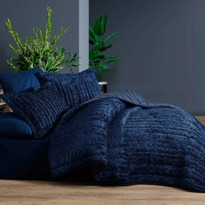 Comfort Yeni Nesil Uykuseti - 6 Parça Velvet Lacivert (230X220CM)